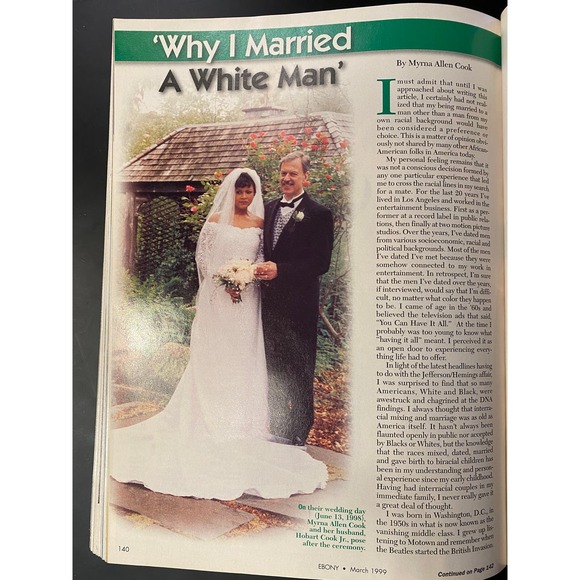 Ebony Magazine, March 1999,  Cover Feature Story with Janet (Jackson). - Picture 11 of 11